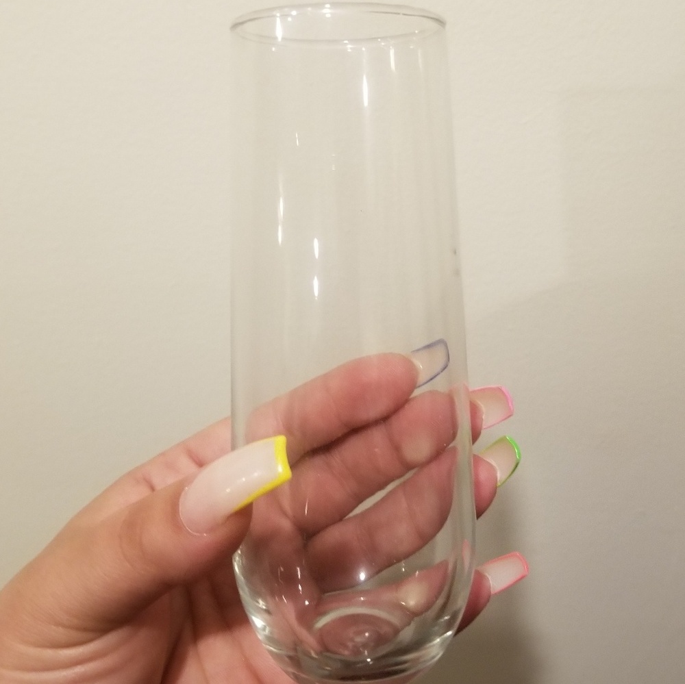 NWOT Stemless Champagne Flutes Set of 12